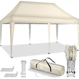 tillvex Faltpavillon 3 x 6 m Beige