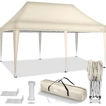 tillvex Faltpavillon 3 x 6 m Beige