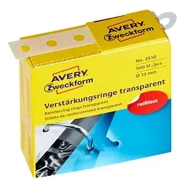 Avery Zweckform Lochverstärker transparent, 500 St.