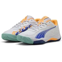 Puma Nova Smash Padelschuhe 02 white/vivid blue/heat fire/black 44.5