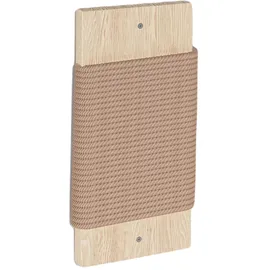 QLS Katzenkratzbrett 40 x 19 cm beige/braun
