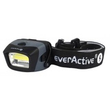 everActive COB LED Kopflampe Stirnlampe 3W, leistungsfähig, 150 Lumen - Lichtstrahl breit und gleichmäßig, Modell: HL-150