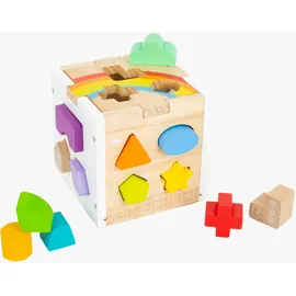 Small Foot Company Steckwürfel Regenbogen