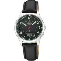 Master Time »Aviation«, Quarzuhr, Armbanduhr, Herrenuhr, Lederarmband, analog, digital