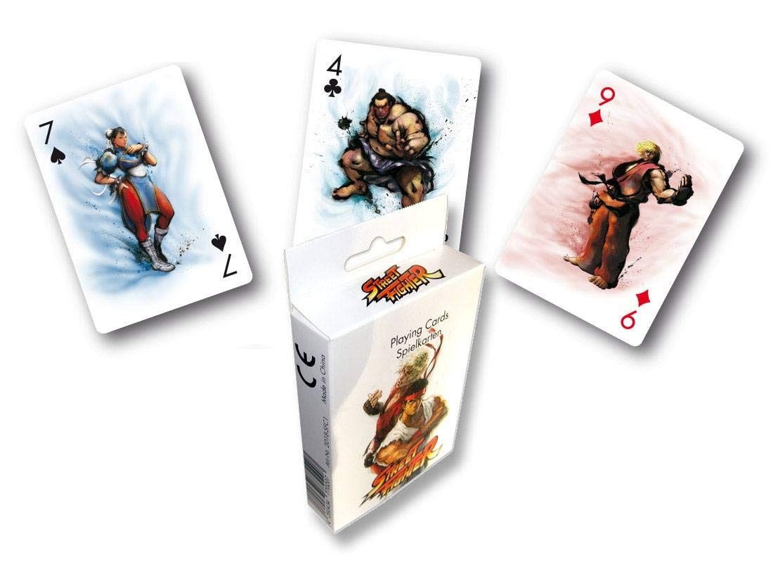 Street Fighter - Spielkarten Pokerkarten 54 Karten - Capcom