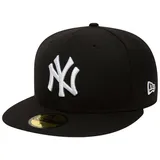 New Era New York Yankees MLB Basic Black Base Black White 59Fifty Cap - 7 7/8-63cm (XXL)