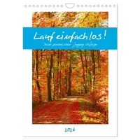 Calvendo Lauf einfach los! Deine persönlichen Jogging Erfolge (Wandkalender