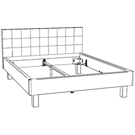 Hasena Polsterbett Noemi, Farbe: Eiche bright, geölt, Bezugsfarbe: Pepe beige, verschiedene Größen