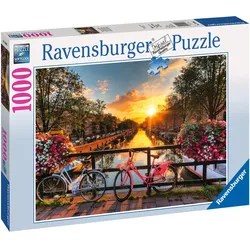 Paket 1000 Teile Puzzle (Fahrraeder In Amsterdam) versch. Ausführungen