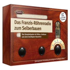 Franzis 67041 – Das Röhrenradio zum Selberbauen – Radio hören wie vor 60 Jahren, Komplettset inkl. 16-seitigem Handbuch