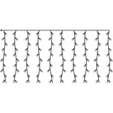 EDM Vorhang 10 Streifen 200 Leds Cool White - One Size