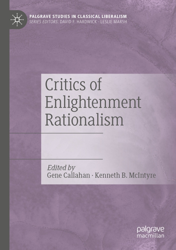 Critics Of Enlightenment Rationalism  Kartoniert (TB)