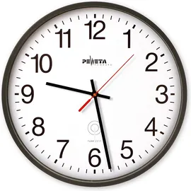 Peweta Funk-Wanduhr 30,0 cm 51.130.312 schwarz