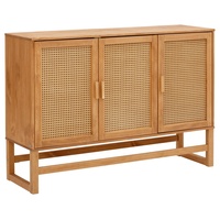 Home affaire Sideboard »Linz«, Rattangeflecht auf den Türfronten, aus