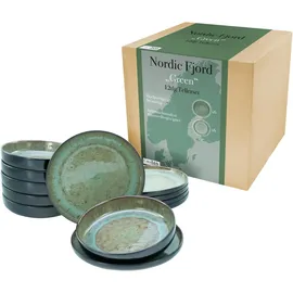 CreaTable Nordic Fjord Tafelservice 12-tlg. grün