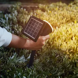 Philips Spotleuchte Spiess Solar 1,4 W Kunststoff IP44 schwarz