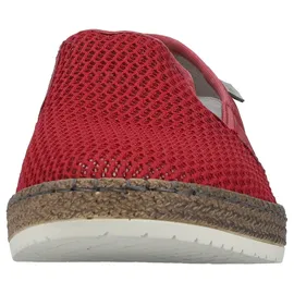Rieker Espadrille Herren Grau/Rot 44
