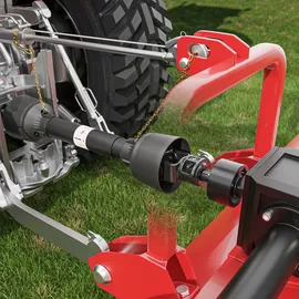 Wiltec Wiltec, Zapfwellen Freilaufkupplung 201mm, 1 3/8" AG u. IG PTO-Shaft Vielkeilwelle mit 6 Zähnen, max. 2400Nm