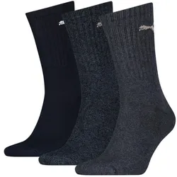 3er Pack PUMA Sport Crew Sportsocken navy 47-49