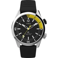 Timex Herrenuhr TIMEX WATERBURY DIVE TW2V73400 Silikon Schwarz Sub
