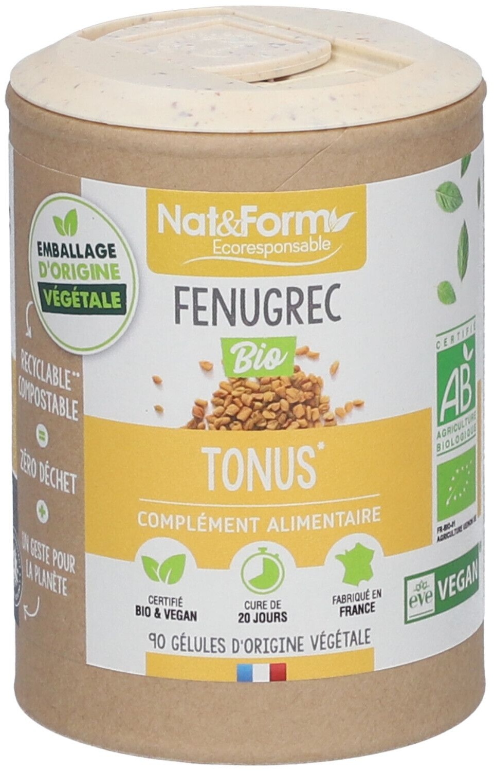 Nat & Form Ecocert® Bockshornklee Bio