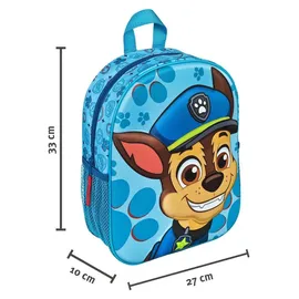 Scooli PAW PATROL 2013654 3724 Chase 3D-Rucksack - Blau