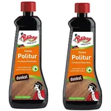 polyboy Poliboy - Fixneu Möbelpolitur Dunkel - für dunkle Oberflächen - beseitigt Kratzer und frischt auf! - 1000ml (2x500ml) - Made in Germany