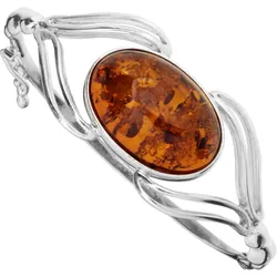 Armreif OSTSEE-SCHMUCK "Ostsee-Schmuck Armreif Karolina Armreif Karolina", silber (silberfarben), Armbänder, Damen, 19cm, Silber 925 (Sterlingsilber)