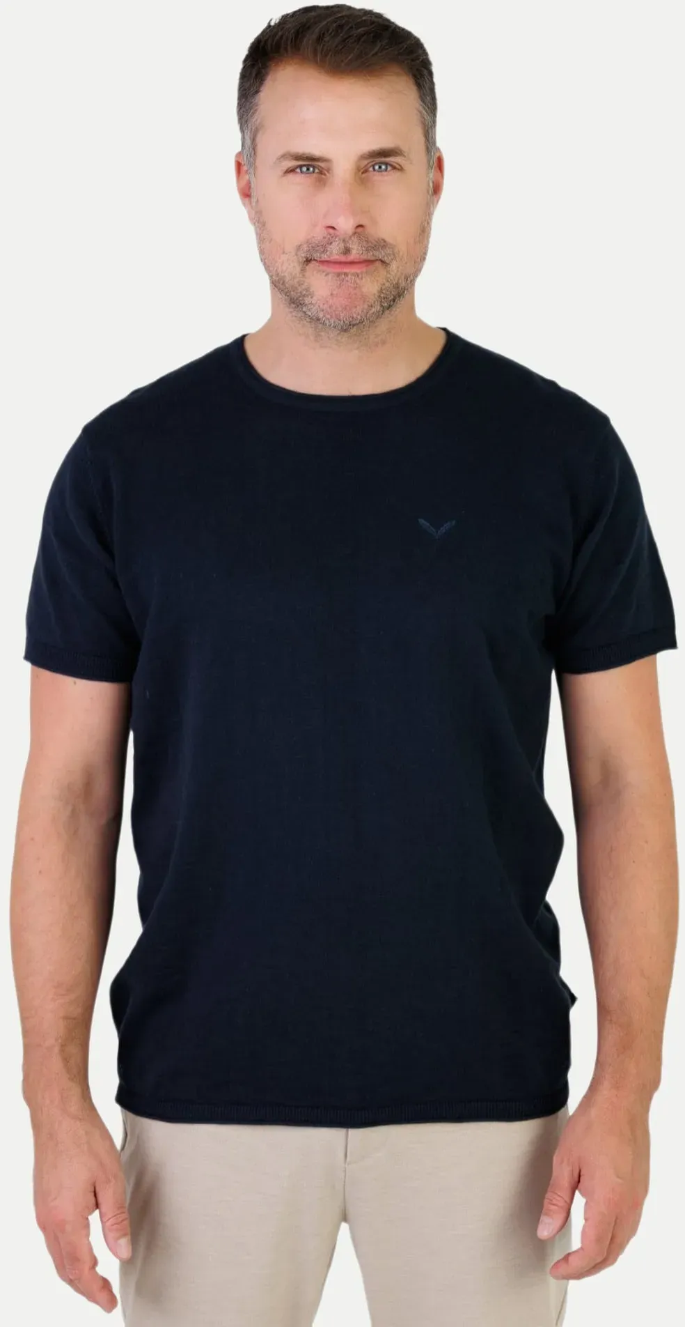 T-Shirt Strick 17 Schwarz L
