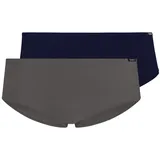 SKINY 2er Pack Damen Panties Panty Unterhose Every Day In Cotton Advantage, Farbe:Mehrfarbig, Menge:2er Pack (1x 2er), Wäschegröße:L, Artikel:-S951 bluevolcanic Selection - L