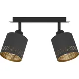 EGLO Esteperra, Schwarz, Gold, Küchenlampe, Spots mit E27 Fassung