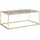 Wohnling Couchtisch rechteckig MDF-Platte weiß, marmor 100,0 x 60,0 x 40,0 cm, 1 St.