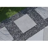 Terrassenplatte Feinsteinzeug Malmo Silver 60 x 60 cm silber