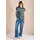 Cecil Print-Shirt CECIL, Damen, Gr. XXL (46), universal blau, Web, 50% Baumwolle, 50% Modal, gemustert, comfort fit normal, U-Boot-Ausschnitt, Bündchen, Shirts, mit U-Boot-Ausschnitt