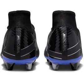Nike Herren Mercurial Superfly 9 Academy Sneaker, Black/Chrome-Hyper royal, 45 EU