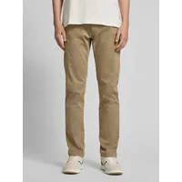 Boss Slim Fit Chino mit französischen Eingrifftaschen, beige 34/32