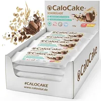 Hochkalorische Riegel für Gewichtszunahme | Weight Gainer Riegel mit viel Kohlenhydraten Protein & 592 Kalorien | CaloCake 24er Box (Schokolade)