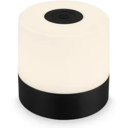 BRILONER LEUCHTEN Tischleuchte "Tischleuchte SMAL", schwarz-weiß (schwarz, weiß), Lampen