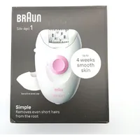 Braun Silk-épil 1 1-010 weiß/rosa