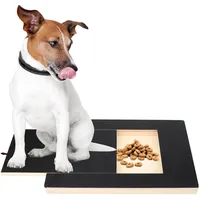 MOKIDO Kratzbrett für Hunde mit Leckerlibox, 35x25x3 cm Stressfrei Kratzbrett für Hundekrallen Hunde Kratzbrett für Nägel Alternative zu Krallenschleifer für Nagelpflege von Haustieren