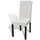 vidaXL Stuhlhussen Creme 6er Set