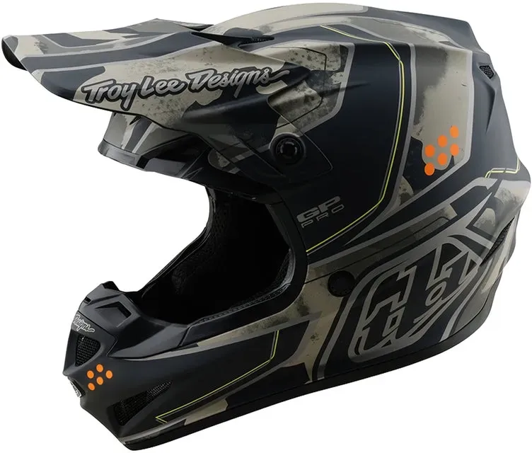 Troy Lee Designs Gp Pro Trooper Motocrosshelm Schwarz/Caper - 2XL