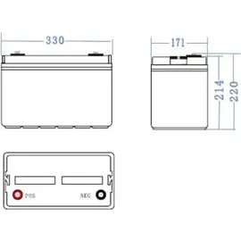 Green Cell Green Cell® AGM30 12V 100Ah