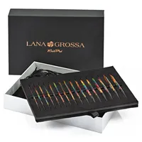 Lana Grossa Rundstricknadel-Set Design Holz Multicolor 3,5 - 8 mm 8 St.