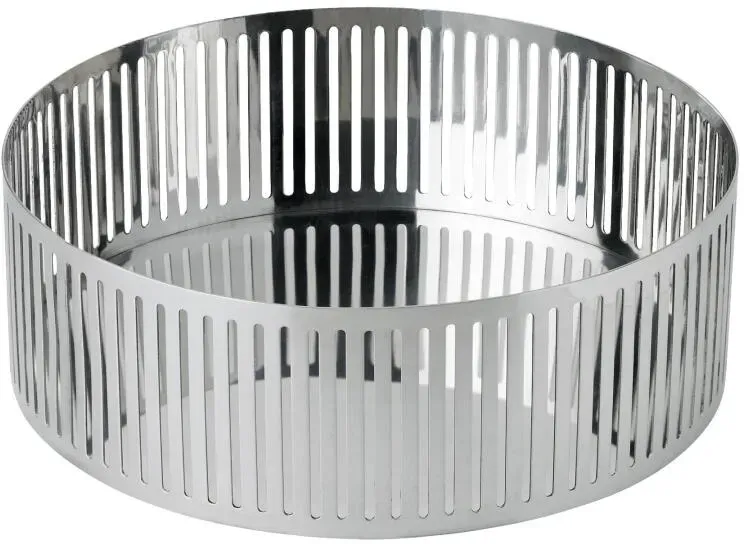 Stelton Orlo Serviertablett H 8 cm Steel