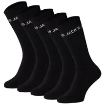 JACK & JONES Kurzsocken »Socken JACBASIC LOGO TENNISSOCK, Baumwollmischung, Logo schwarz