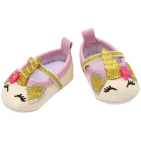 Heless 7491 - Ballerinas im Einhorn-Design für Puppen und