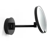 Decor Walther JUST LOOK WR Sensor Wandkosmetikspiegel wiederaufladbar, 5-fache Vergrößerung - schwarz matt