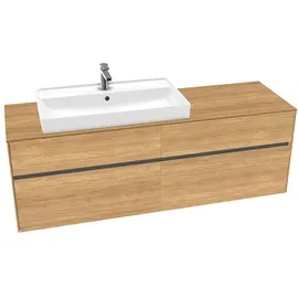 Villeroy & Boch Collaro Waschbeckenunterschrank C02600RH 160 x 55 cm Kansas Oak