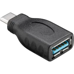 USB-C 3.0 Adapter, C Stecker - A Buchse, schwarz